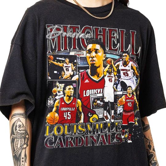 Discover Limited Donovan Mitchell University Vintage T-Shirt, Unisex T-Shirt