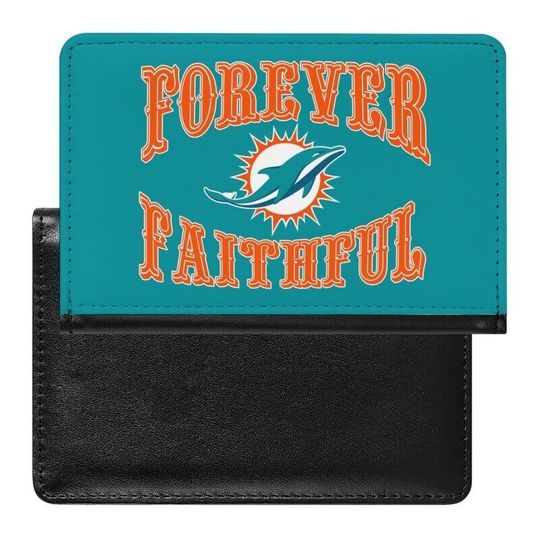 Discover Forever Faithful Miami Dolphins Football Passport Cover