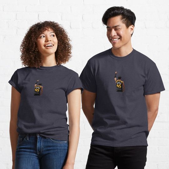 Discover Donovan Mitchell Vector Back Black Qiangy Classic T-Shirt