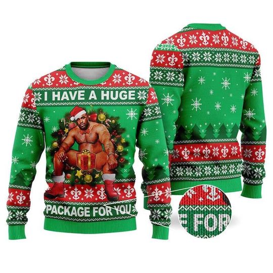 Discover I Have A Big Package For You  Ugly Sweater, Barry Ugly Christmas Sweatshirt