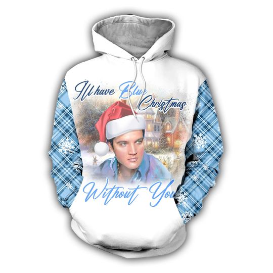 Discover Elvis Presley Christmas Music 3D Hoodie