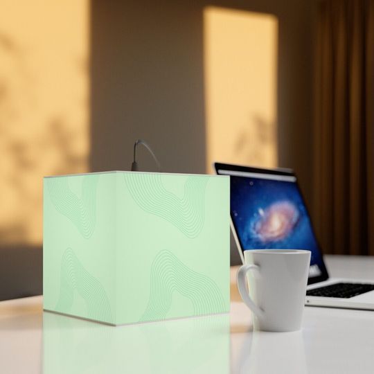 Discover Lime Light Cube Lamp
