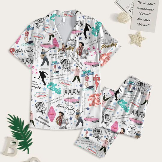 Discover Elvis Pajamas, Set Elvis Shirt, Elvis Presley Elvis Presley Lovers
