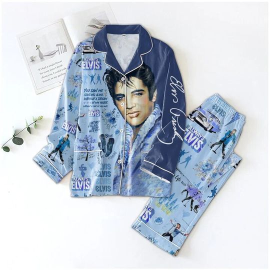 Discover Elvis Christmas Pajamas, Set Elvis Christmas