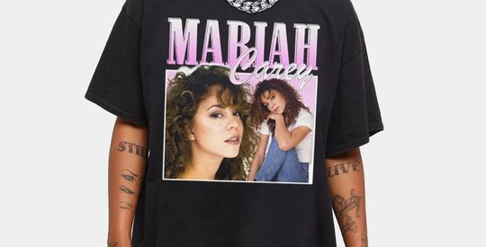 Discover Mariah Carey T Shirt, Mariah Carey Black T-Shirt