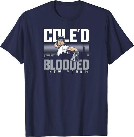 Discover Gerrit Cole - Cole'd Blooded Bronx - New York Baseball T-Shirt