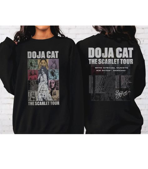 Discover Doja shirt, Doja Graphic tracklist , Doja Cat 2side Shirt