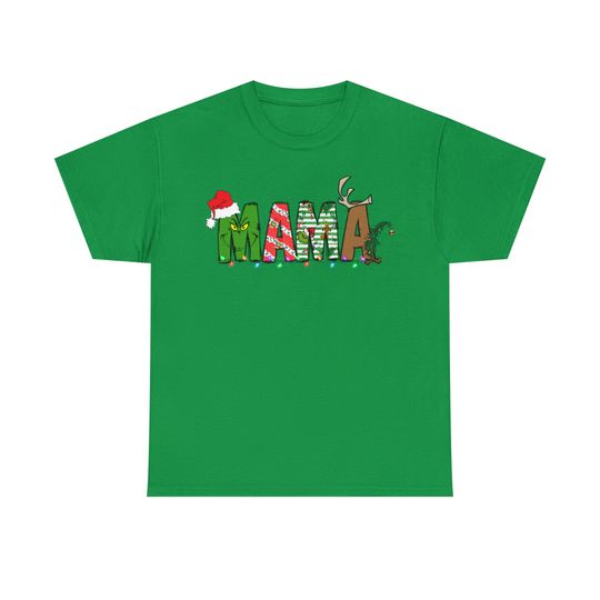 Discover Mama Christmas , Mama Shirt, Mother Tshirt