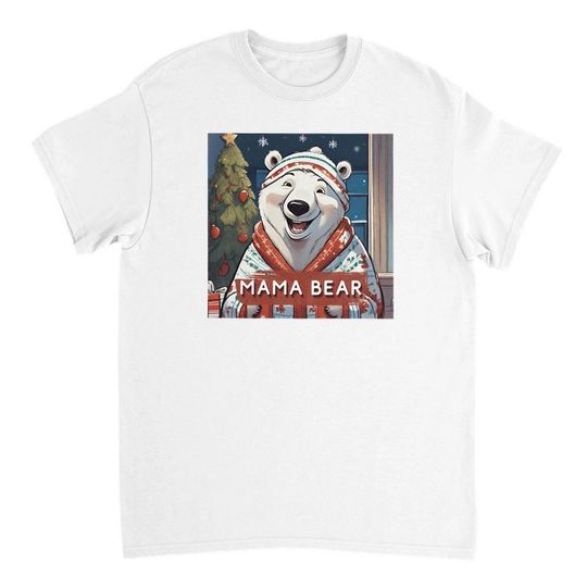 Discover Mama Bear Heavyweight Unisex Crewneck T-shirt