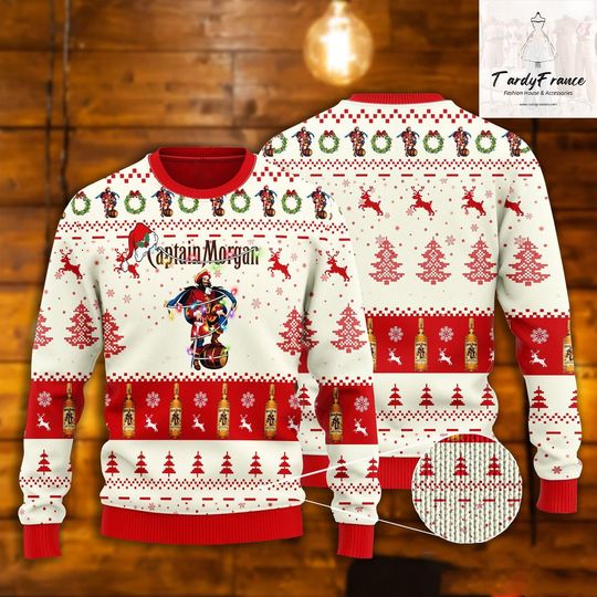 Discover Captain Morgan Ugly Sweater, Captain Morgan Christmas Sweater