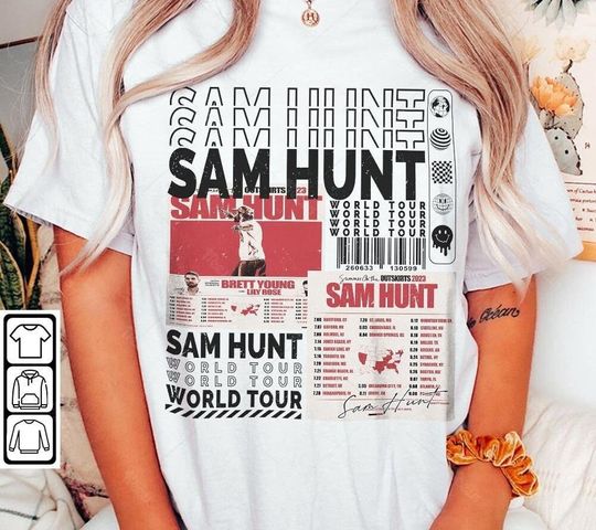 Discover Sam Hunt Music Shirt 90s Y2K Merch Vintage T Shirt