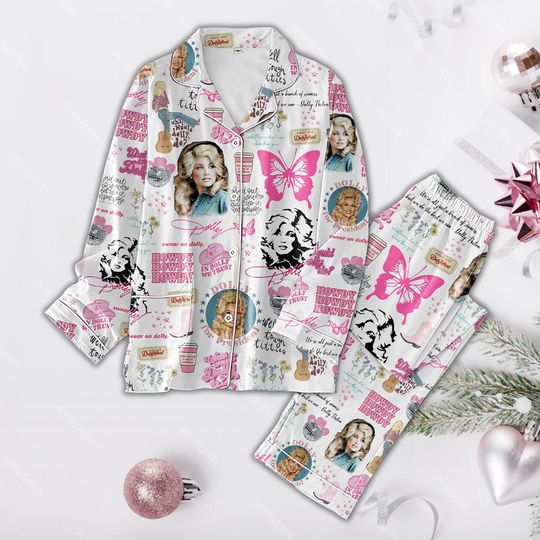 Discover Dolly Christmas Pajamas Set, In Dolly We Trust, Be A Dolly Xmas