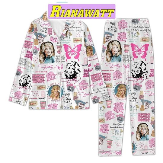 Discover Dolly Parton President We Trust Pajamas Set