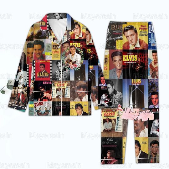 Discover Christmas Elvis Presley Pajama Set, Elvis Presley Pajamas Family