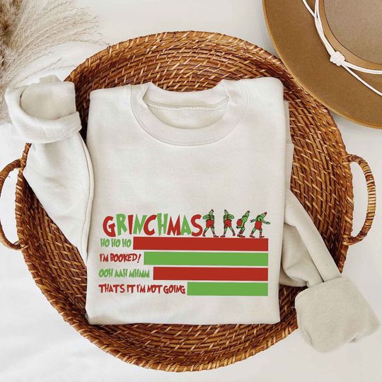 Discover Christmas funny character Quotes Sweatshirt, Ho Ho Ho Sweatshirt, That's It I'm Not Going