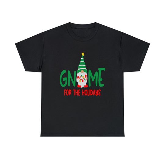 Discover Gnome For The Holidays Unisex Heavy Cotton Tee