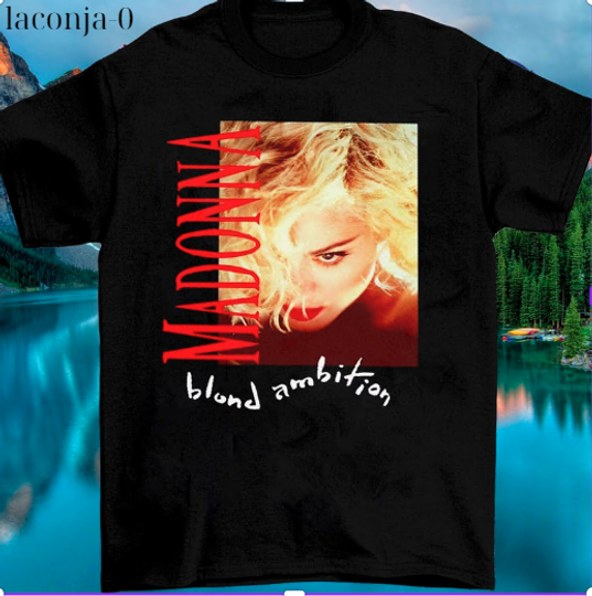 Discover T-Shirt Ambition Tour Hot Blond World Madonna T-Shirt