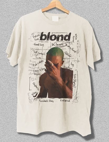 Discover Frank Ocean T-Shirt Rap Tee Concert Merch Blond Album