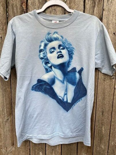 Discover Vtg Madonna True Blue airbrush T shirt