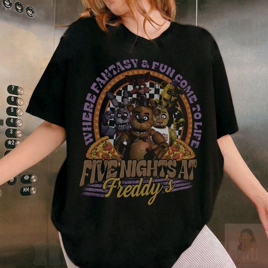 Discover Five Nights At Freddy'S Vintage Shirt, Five Nights At FreddyS Tee,
