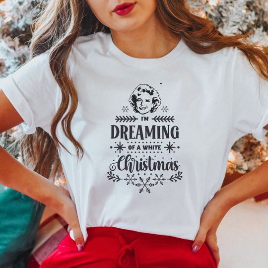 Discover Betty White, Christmas shirt, Stay Golden Shirt