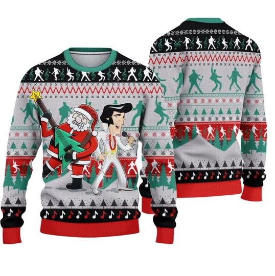 Discover Elvis Presley Christmas Ugly Sweater