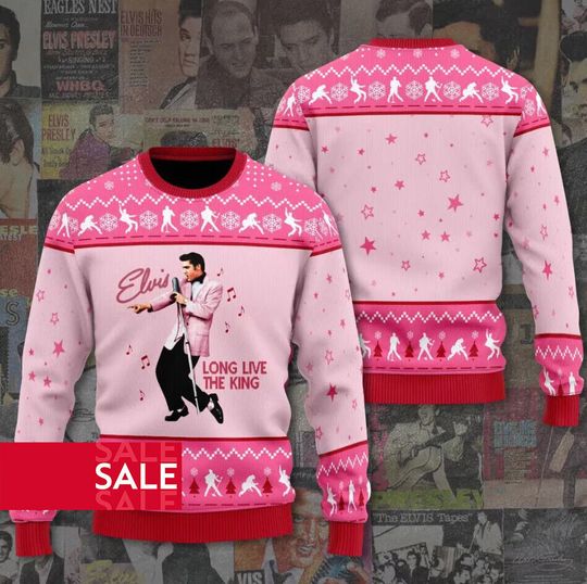 Discover Elvis Presley Christmas Ugly Sweater