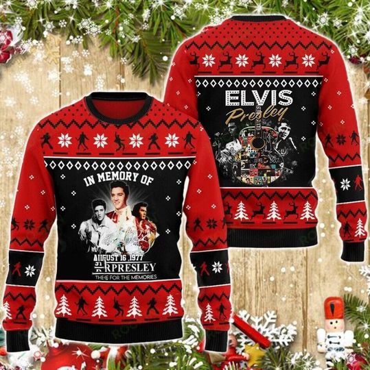 Discover Elvis Presley Christmas Ugly Sweater