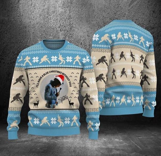 Discover Elvis Presley Christmas Ugly Sweater