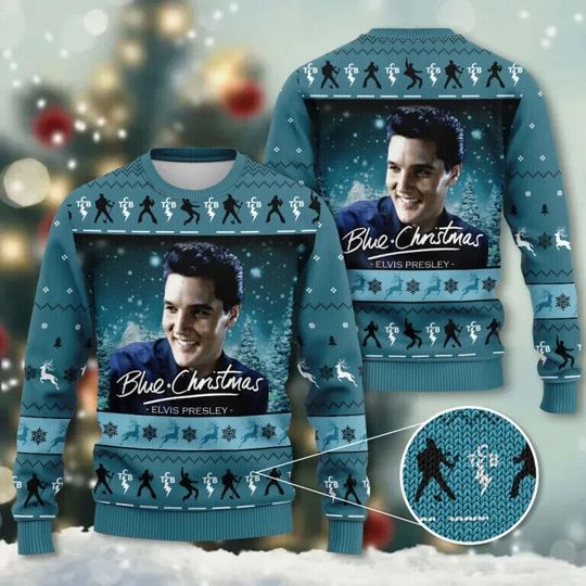 Discover Elvis Presley Christmas Ugly Sweater