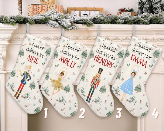 Discover Personalized Nutcracker Christmas Stocking, Stocking With Name