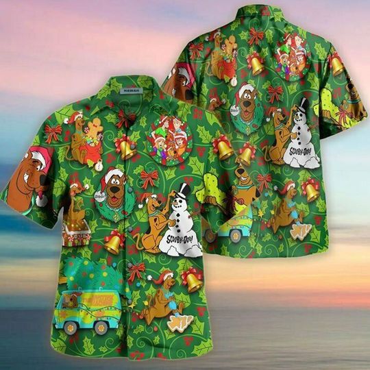 Discover Scooby Doo Friends Merry Christmas 3D HAWAII SHIRT