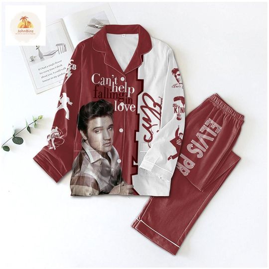 Discover Elvis Presley Pajamas Set, Elvis Presley Lover Pajamas, Elvis Pajamas