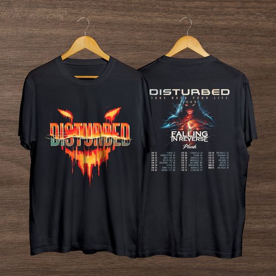 Discover Disturbed 2024 Tour Shirt, Disturbed Band Fan Shirt, Disturbed 2024 Concert Shirt
