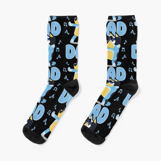 Discover Fathers Blueys Dad Mumm Socks