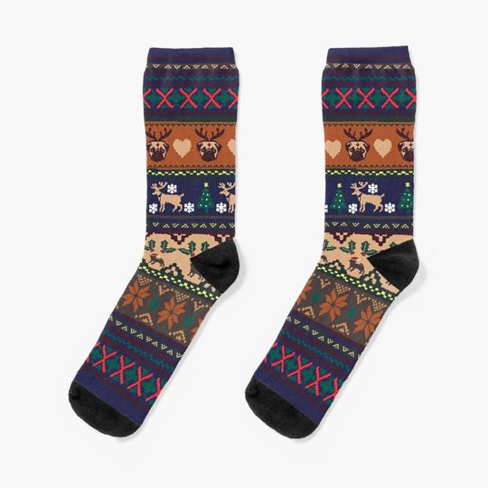 Discover Christmas With You Socks