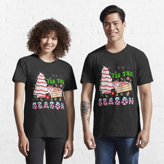 Discover Groovy Tis' The Season Christmas Winter Xmas Tree Cakes T-Shirt