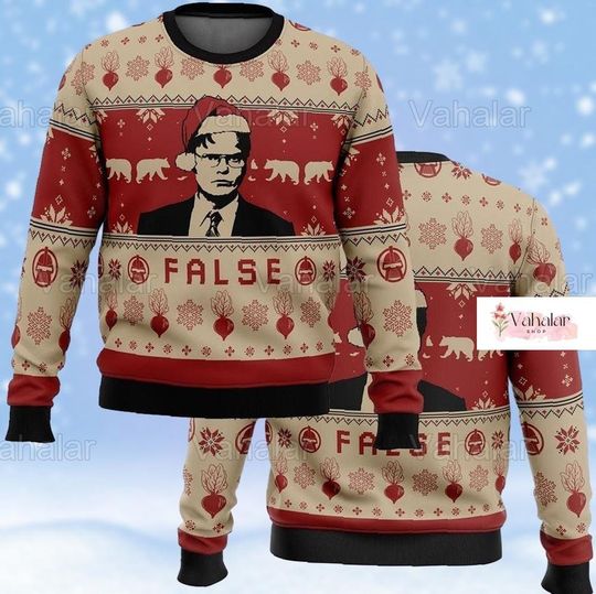 Discover Christmas The Office Ugly Sweater, Santa Michael Scott Christmas Sweater