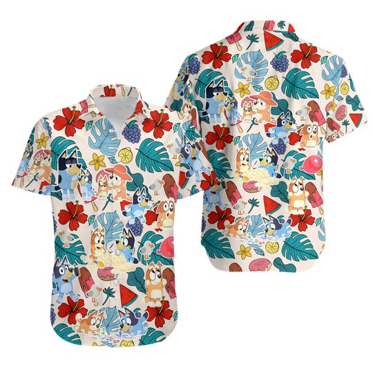 Discover BlueyDad Hawaiian Shirt