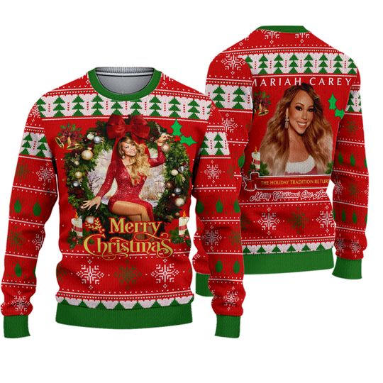 Discover Mariah Carey Merry Christmas One And All Ugly Xmas Sweater