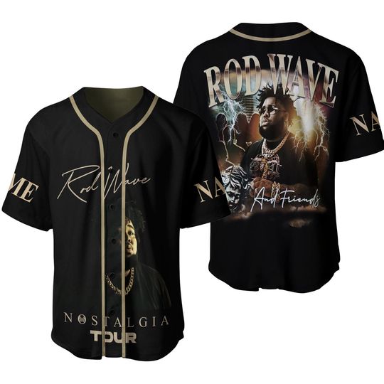 Discover Personalized Rod Wave Baseball Jersey