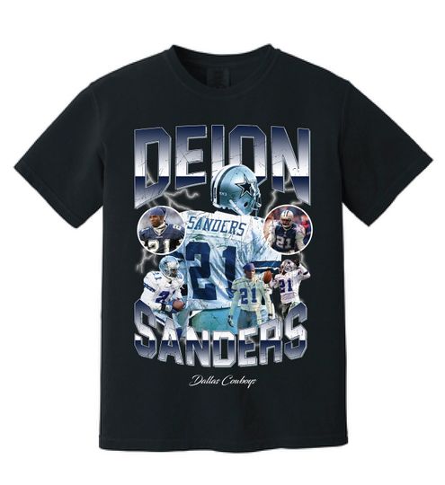 Discover Deion Sanders Cowboys Vintage Tee, Deion Sanders Tee Shirt
