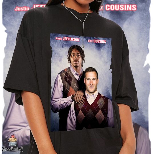Discover Justin Jefferson Kirk Cousins Football Fan Shirt, Football Shirt, Game Day Shirt, Vintage