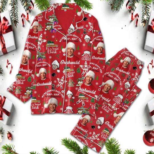Discover Griswold Christmas Pajamas Set, National Lampoons Christmas Vacation
