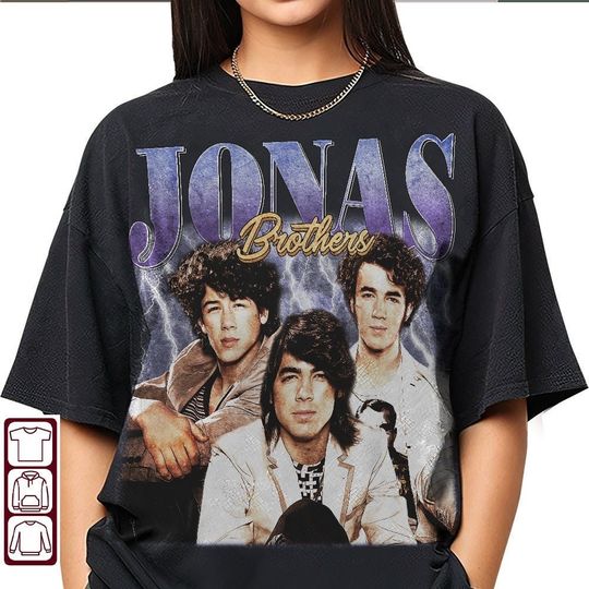 Discover Jonas Brothers 90s Vintage Tee
