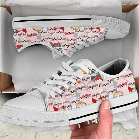 Discover Sloth Women's Low Top Sneaker