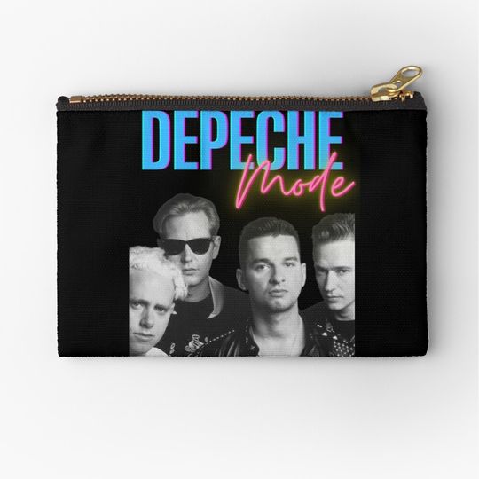 Discover Depeche Mode 80s Style  Zipper Pouch
