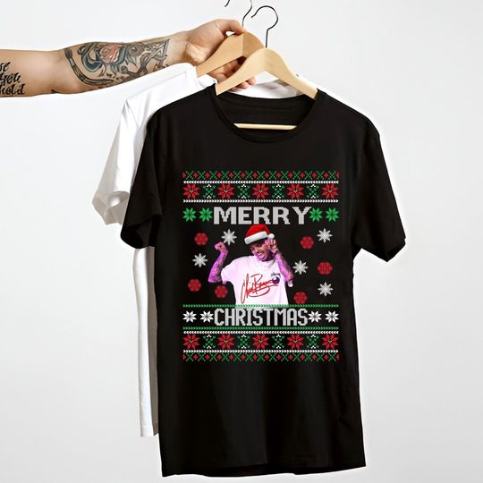 Discover Chris Brown Christmas Shirt New Rare Men T-shirt