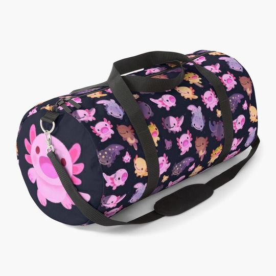 Discover Happy Axolotl Duffel Bag