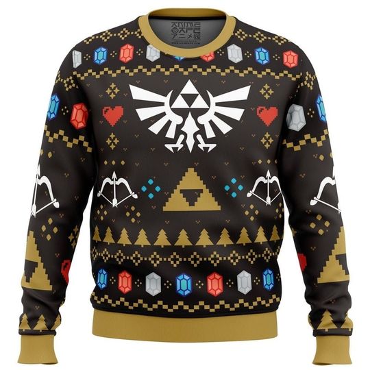 Discover Legend of Zelda Christmas Ugly Sweater, Game Sweatshirt